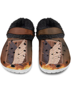 Attack On Titan Fuzzy Slippers Clog