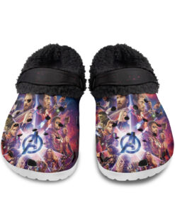 Avengers Infinity War Fuzzy Slippers Clog