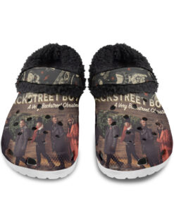 Backstreet Boys Fuzzy Slippers Clog