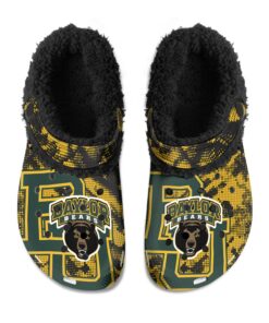 Baylor Bears Fuzzy Slippers Clog