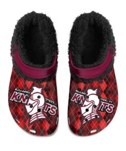 Bellarmine Knights Fuzzy Slippers Clog