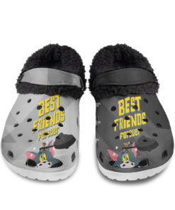 Best Friends Forever Tom and Jerry Fuzzy Slippers Clog