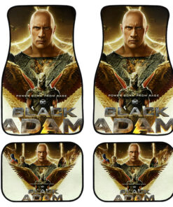 Black Adam Car Floor Mats