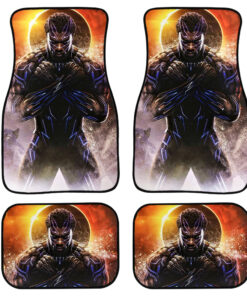 Black Panther Car Floor Mats