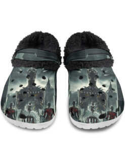 Black Panther Wakanda Forever Fuzzy Slippers Clog