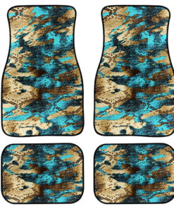 Blue Snake Car Floor Mats