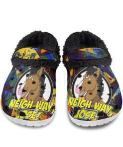 Bojack Horseman Fuzzy Slippers Clog