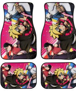 Boruto Trio Team Car Floor Mats