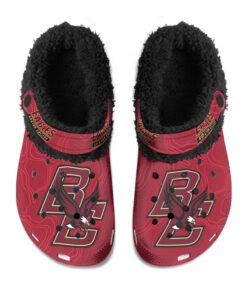 Boston College Eagles Fuzzy Slippers Clog