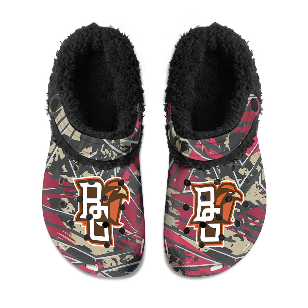 Central Michigan University Fuzzy Slippers Clog