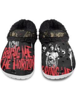 Bring Me The Horizon Fuzzy Slippers Clog