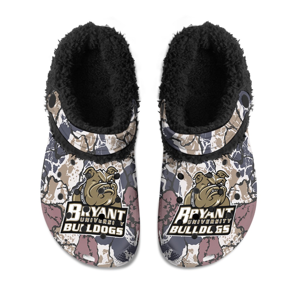 Belmont Bruins Fuzzy Slippers Clog