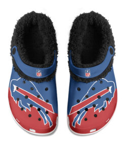 Buffalo Bills Fuzzy Slippers Clog