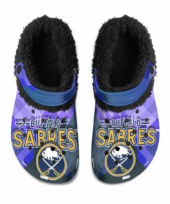 Buffalo Sabres Fuzzy Slippers Clog