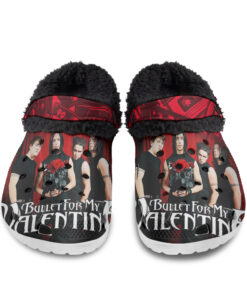 Bullet For My Valentine Fuzzy Slippers Clog