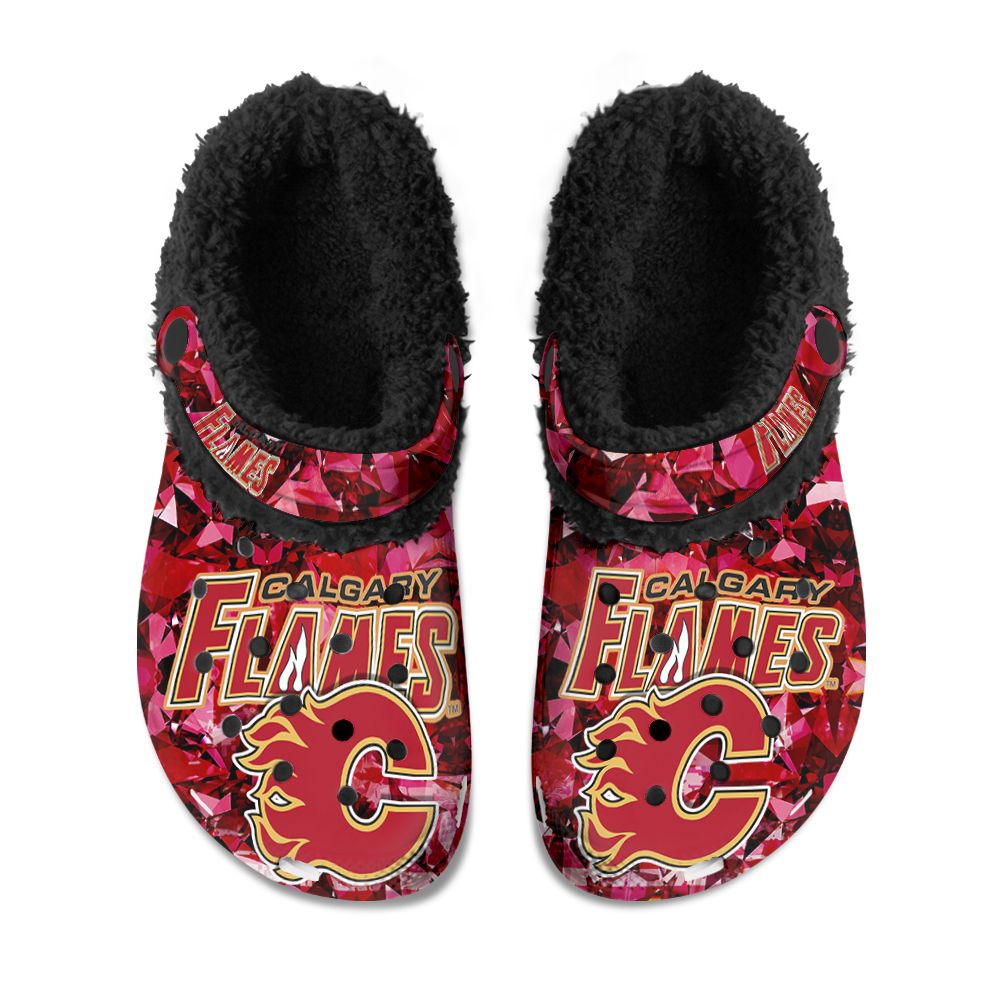 Arizona Coyotes Fuzzy Slippers Clog