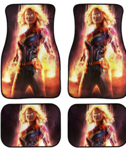 Captain Marvel Car Floor Mats