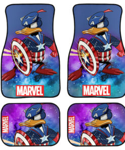 Captian America Donald Duck Car Floor Mats