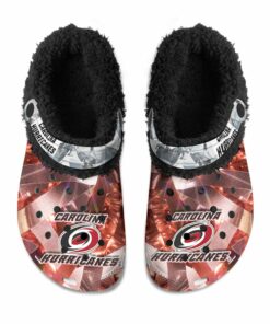 Carolina Hurricanes Fuzzy Slippers Clog