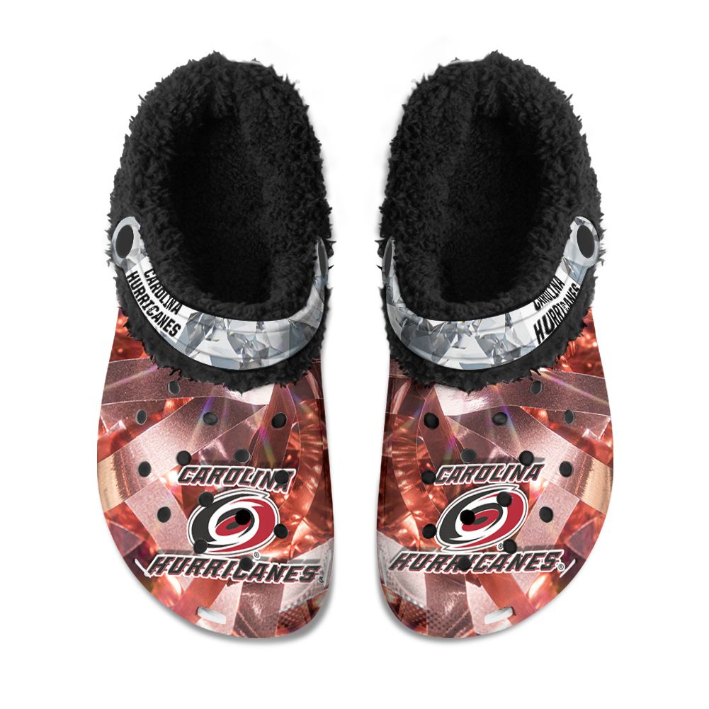 Colorado Avalanche Fuzzy Slippers Clog