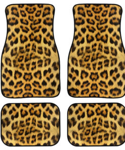 Cheetah Car Floor Mats