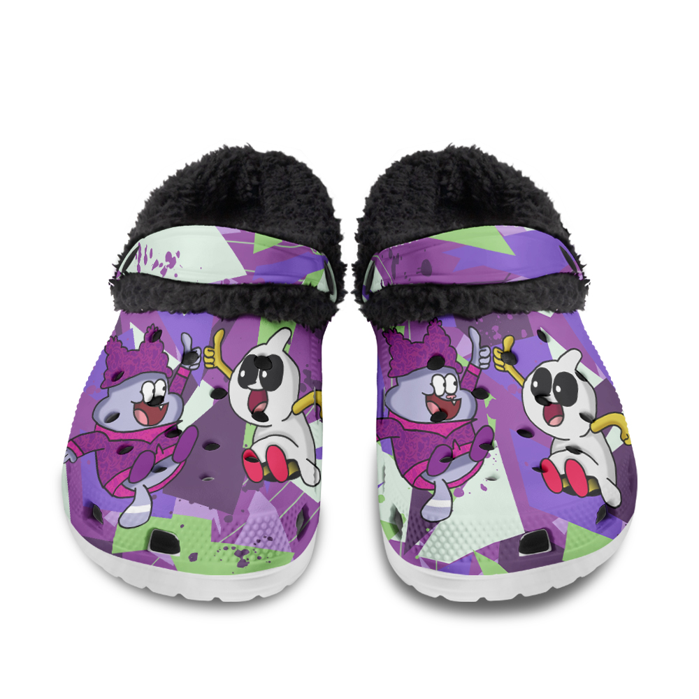 ELECTRIC ROMANTIC Fuzzy Slippers Clog