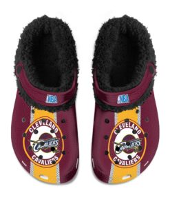 Cleveland Cavaliers Fuzzy Slippers Clog