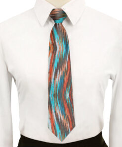 Colorful Wave Pattern Cravat