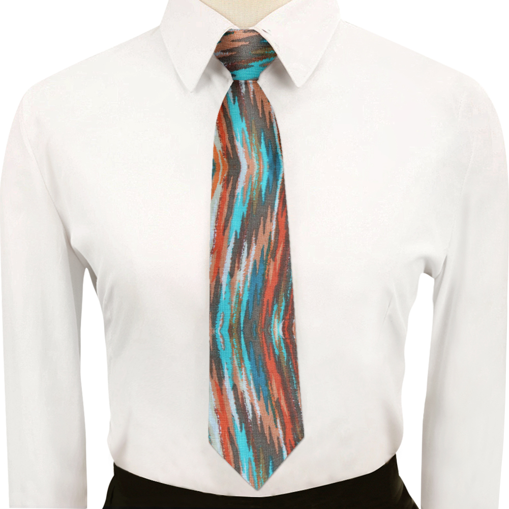 Colorful Parallelogram Pattern Cravat