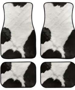 Cow Car Floor Mats