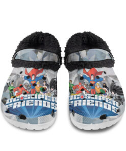 DC Super Friends Fuzzy Slippers Clog