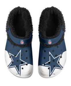 Dallas Cowboys Fuzzy Slippers Clog