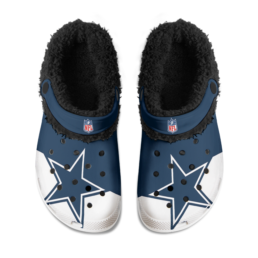 Detroit Lions Fuzzy Slippers Clog