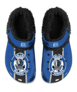 Dallas Mavericks Fuzzy Slippers Clog