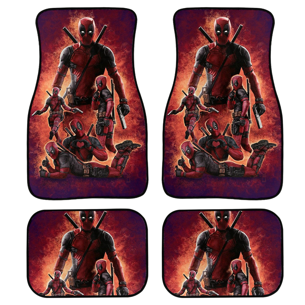 Captain Marvel Car Floor Mats