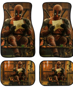 Deadpool Funny Car Floor Mats