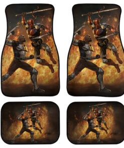 Deathstroke vs Bronze Tiger Car Floor Mats