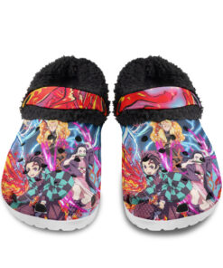 Demon Slayer Kimetsu No Yaiba Fuzzy Slippers Clog