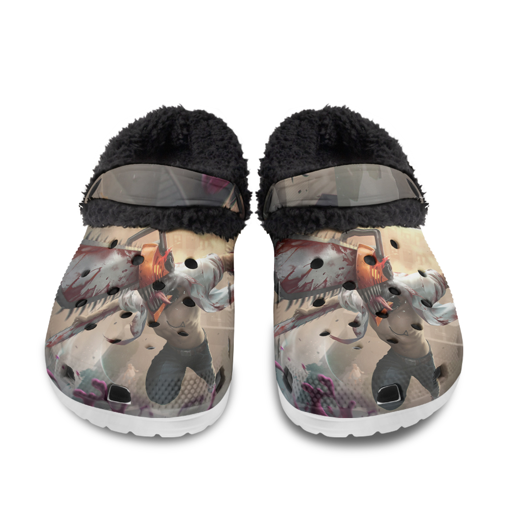 Gengar Family Fuzzy Slippers Clog