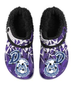 Drake Bulldogs Fuzzy Slippers Clog