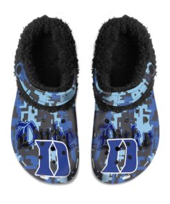 Duke Blue Devils Fuzzy Slippers Clog