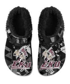 Eastern Kentucky Colonels Fuzzy Slippers Clog