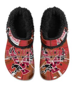 Eastern Washington Eagles Fuzzy Slippers Clog