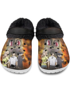 Erena Aoki, Kurea Aoki And Shuuichi Kagaya Fuzzy Slippers Clog