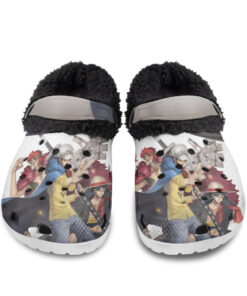 Eustass Kid x Trafalgar Law x Monkey D. Luffy Fuzzy Slippers Clog