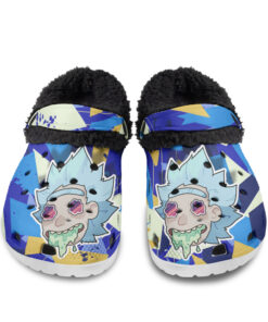 FACE OF Rick Sanchez Fuzzy Slippers Clog