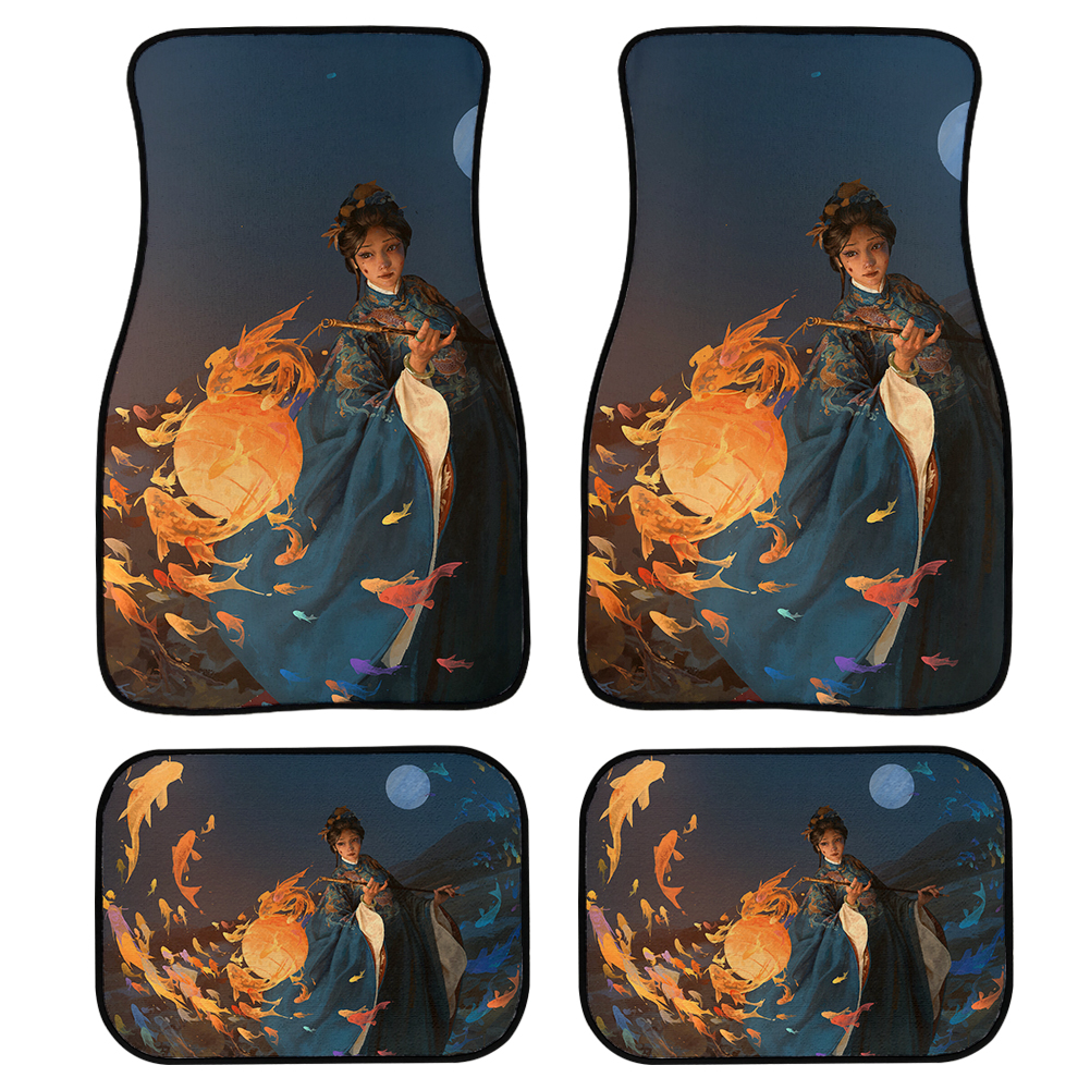 Fantasy Women Warrior Car Floor Mats