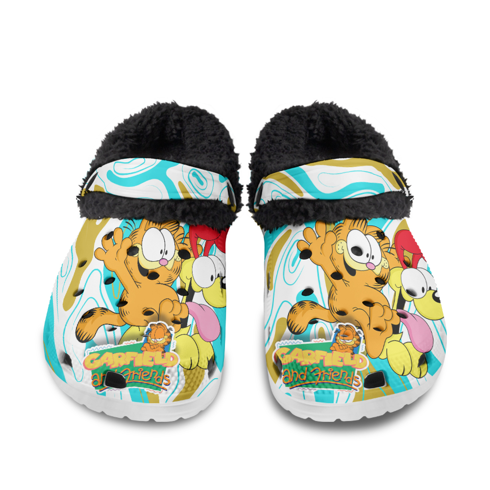 Green version of Rick _ Morty Fuzzy Slippers Clog