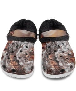 Gear 4 Snakeman Monkey Luffy Fuzzy Slippers Clog