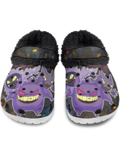 Gengar Family Fuzzy Slippers Clog